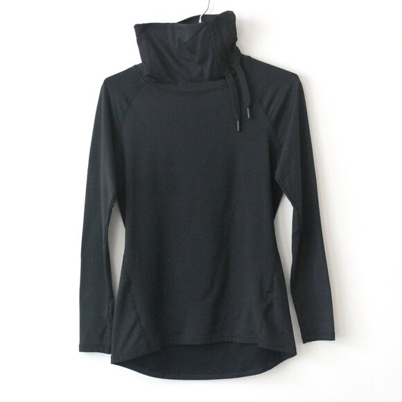 Layer 8 Black Performance Quick-Dry Turtleneck Pull-Over Exercise Sweater Small - Picture 1 of 9